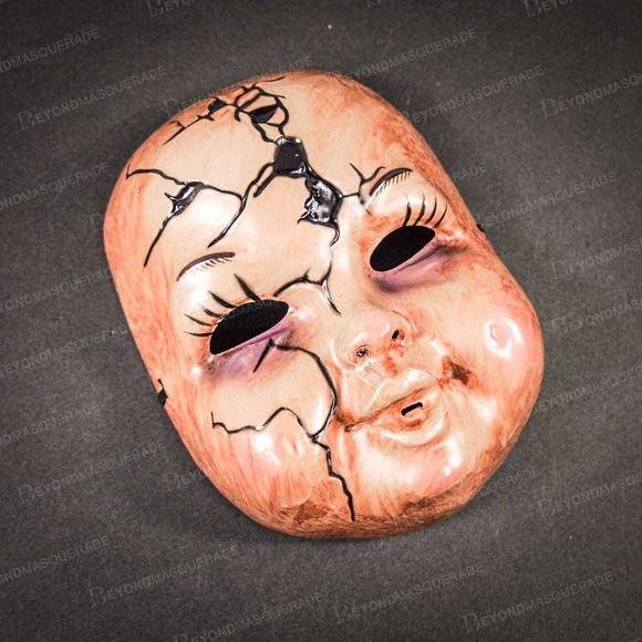 SCARY HALLOWEEN MASK CHUCKY DOLL HORROR FACE MASK - Picture 3 of 3